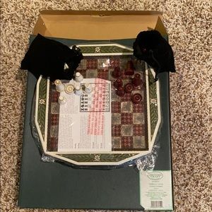 Vintage chess/checkers set.   New in box.